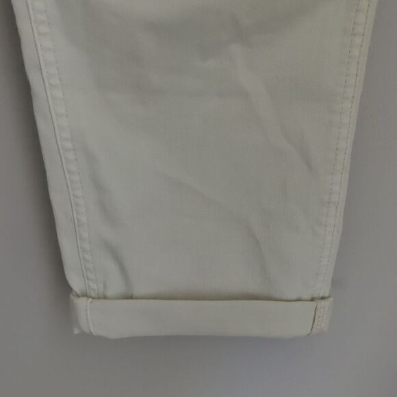 Anthropologie Pilcro Wanderer Cream Cropped Jeans - Picture 4 of 8